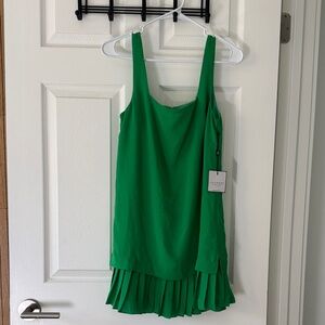 Laundry By Shelli Segal Bright Green Tank Dress